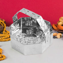 Stainless Steel Octagon Pooja Basket 
