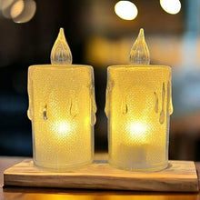 Simple Candles for Home Decoration, Crystal Candle Lights, Diwali