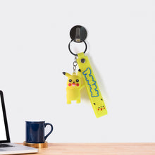 Cute Cartoon Silicone 3D Key Chain with Metal Hook & Strap (Pack of 1)