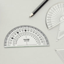 4-Piece Geometry Set, Triangle Ruler Protractor Straight Ruler