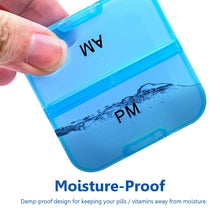 Weekly 7 Day Rainbow Color Pill Organizer Box