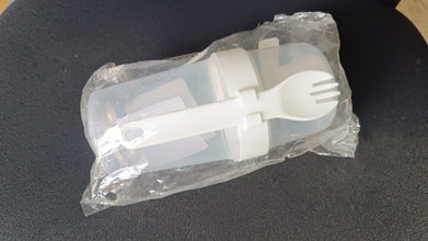 2-Piece Salad Cup Lunch Container with Dressing Storage and Reusable Fork